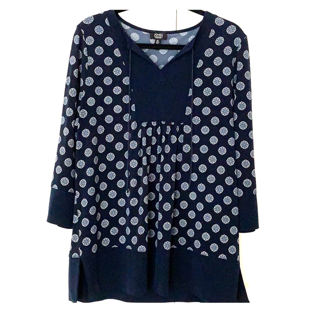 Navy Tunic from Jones NY Signature Collection